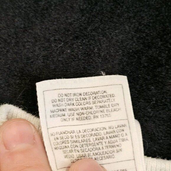 Vintage Sweatshirt Crewneck Gray M Distressed Springfield Racquet Fitness Center - Picture 10 of 14